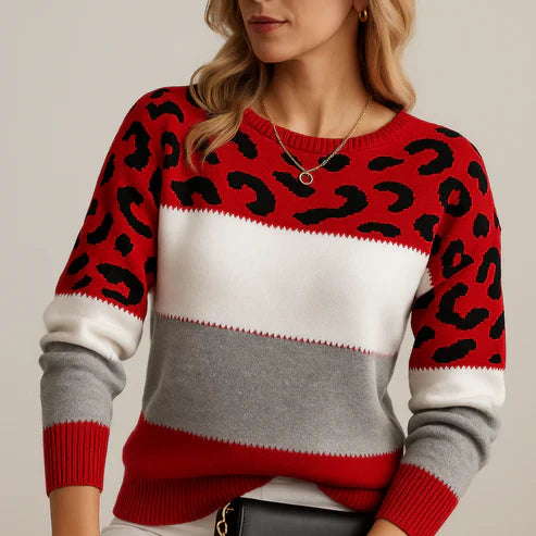 Lydia | Stylish Leopard Sweater