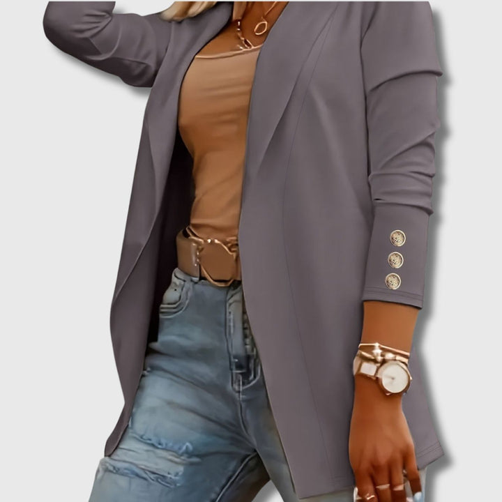 Noémie - Women's Elegant Long Jacket Limited Edition