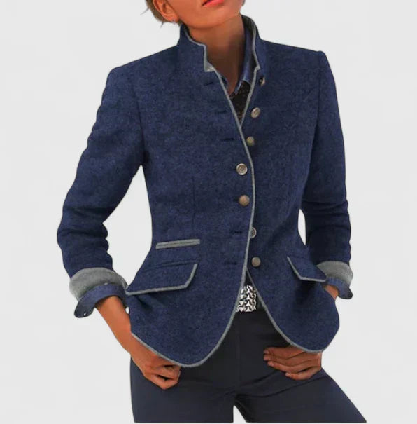 Vivienne – Women's Classic Wool Blend Blazer Limited Edition
